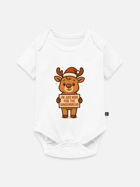 Lebkuchenmann Lebkuchen Lebkuchenmänner Geschenk - Baby Premium Kurzarmbody - Weiß