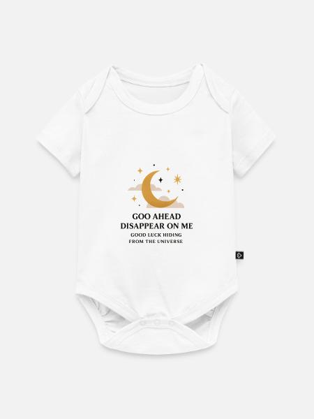 Mondbeschienene Verschwindende Kosmische Flucht - Baby Premium Kurzarmbody - Weiß