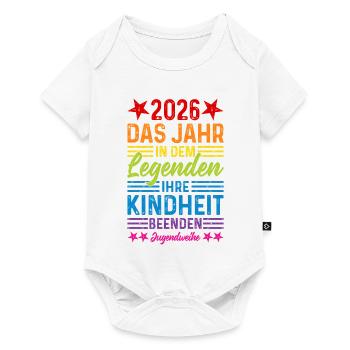 Youth Consecration 2026 Legends End Your Childhood - Baby Premium short-sleeve bodysuit - white - Front