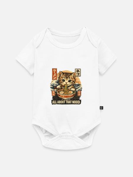 Ramen - Baby Premium Kurzarmbody - Weiß