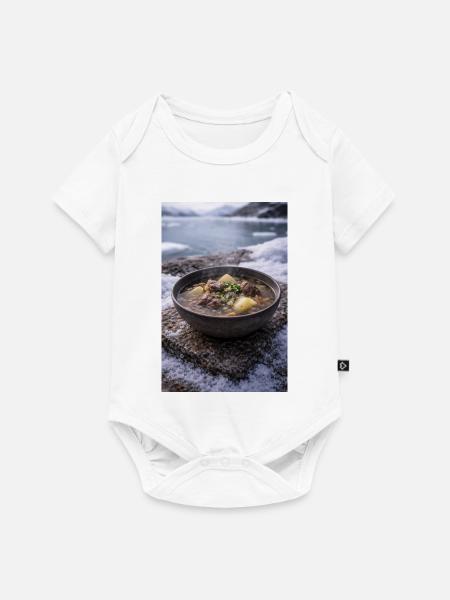 Suaasat - Baby Premium Kurzarmbody - Weiß