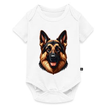 Berger allemand - Body à manches courtes Premium Bébé - blanc - Devant