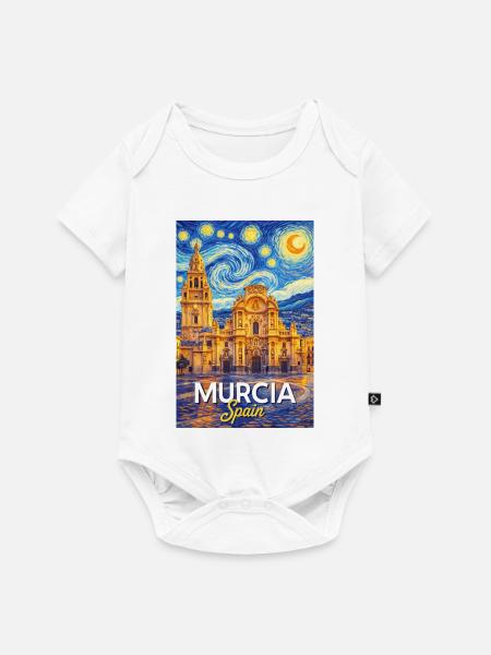 Murcia Spain - Baby Premium Kurzarmbody - Weiß