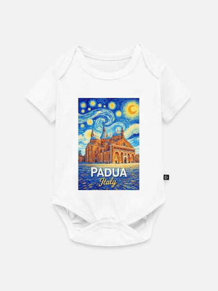 Padua, Italien - Baby Premium Kurzarmbody - Weiß