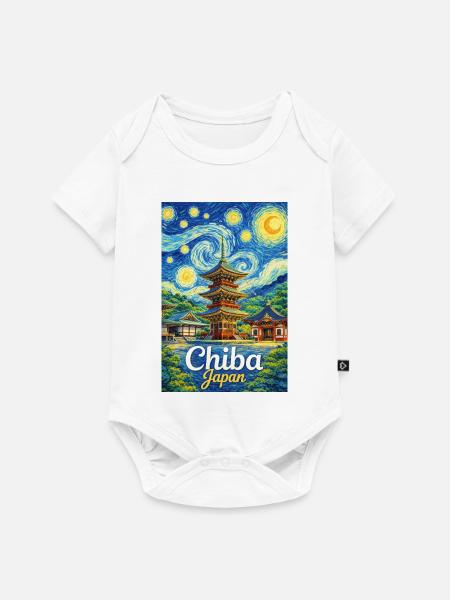 Chiba, Japan - Baby Premium Kurzarmbody - Weiß