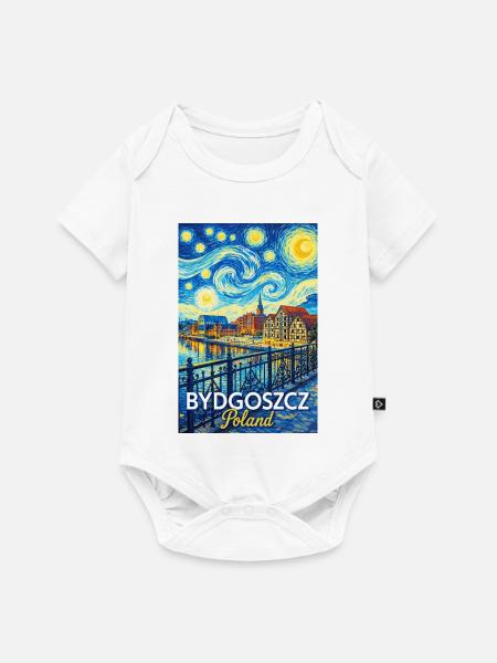 Bydgoszcz, Polen - Baby Premium Kurzarmbody - Weiß