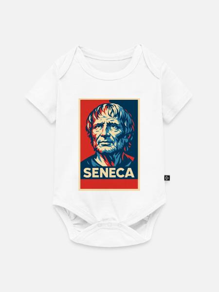 Seneca Pop Art Porträt - Baby Premium Kurzarmbody - Weiß
