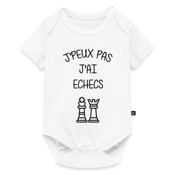 I Can't I Have Chess Humor Club - Baby Premium short-sleeve bodysuit - white - Front