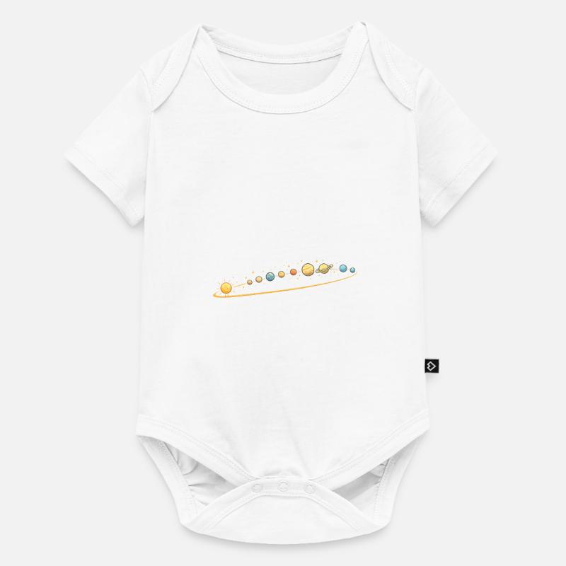Solar System - Baby Premium short-sleeve bodysuit - white