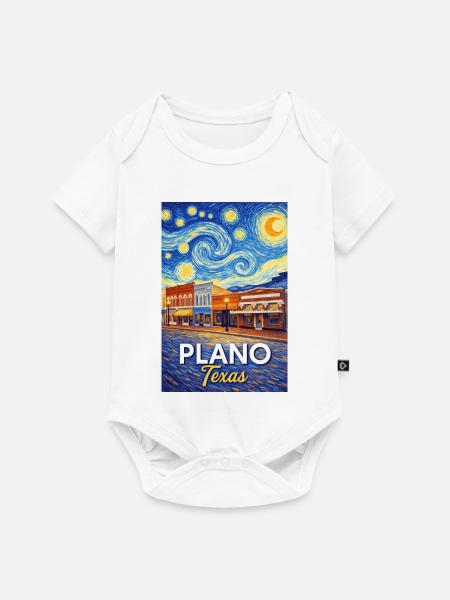 Plano, Texas - Baby Premium Kurzarmbody - Weiß