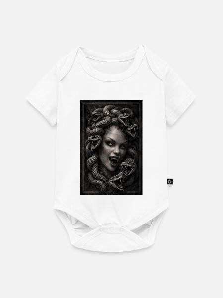 Medusa - Baby Premium Kurzarmbody - Weiß
