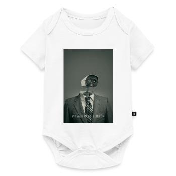 Privacy Is An Illusion Poster Minimal - Baby Premium short-sleeve bodysuit - white - Front
