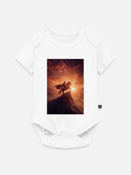 Dawn Rider auf dem Grat - Baby Premium Kurzarmbody - Weiß