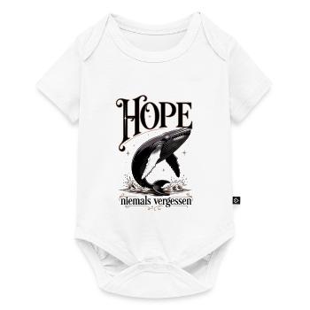 Hope niemals vergessen - Baby Premium Kurzarmbody - Weiß - Vorne