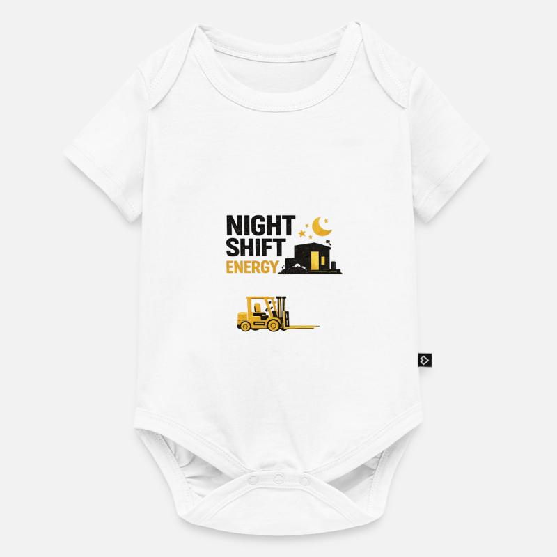 Wagon élévateur urbain Night Shift Energy - Body à manches courtes Premium Bébé - blanc