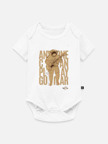 Make Music Astro - Baby Premium Kurzarmbody - Weiß