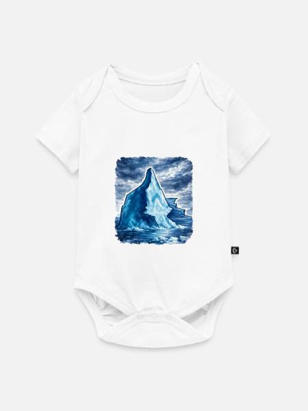 Frost Peak – Retro-Illustration - Baby Premium Kurzarmbody - Weiß