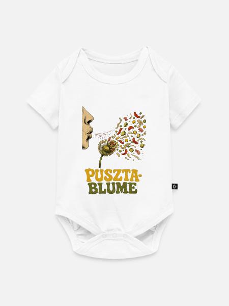 Pusztablume - Pusteblume - Baby Premium Kurzarmbody - Weiß