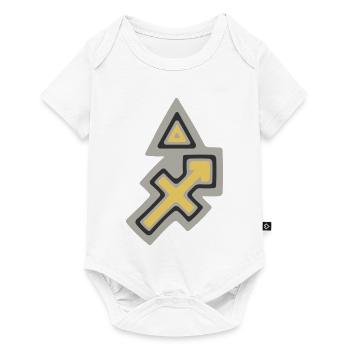 Zodiac Tribal Sagittarius Fire - Baby Premium short-sleeve bodysuit - white - Front