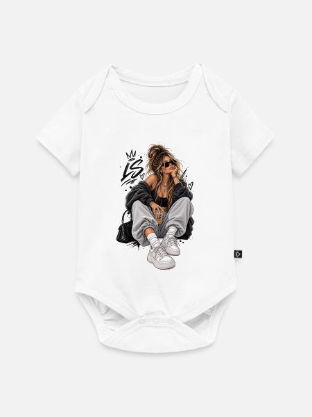 Women - Baby Premium Kurzarmbody - Weiß