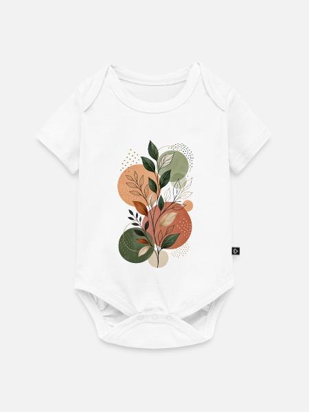 Boho - Baby Premium Kurzarmbody - Weiß