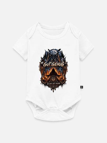 Gut Genug Einsamer Wolf - Baby Premium Kurzarmbody - Weiß