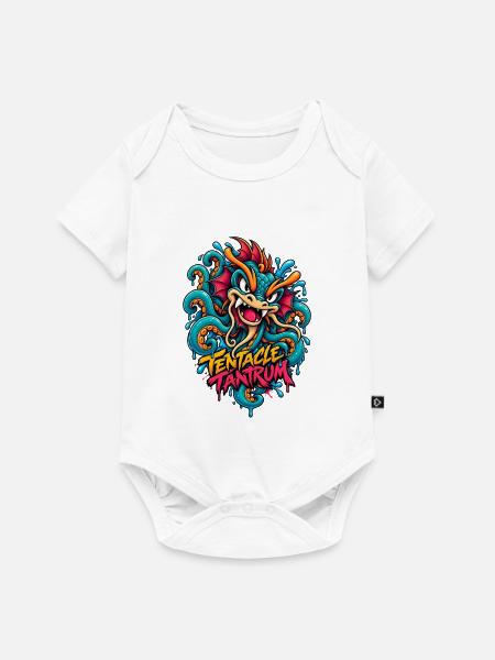 Tentakel-Wutantra-Drache - Baby Premium Kurzarmbody - Weiß