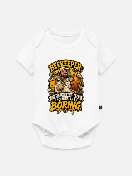 Beekeeper Hobbies - Baby Premium Kurzarmbody - Weiß