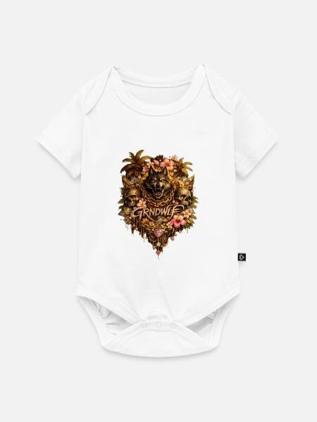 GRNDWLF LADY - Baby Premium Kurzarmbody - Weiß