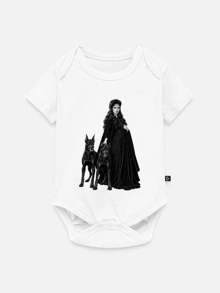 GOTISCHE CERBERUS - Baby Premium Kurzarmbody - Weiß