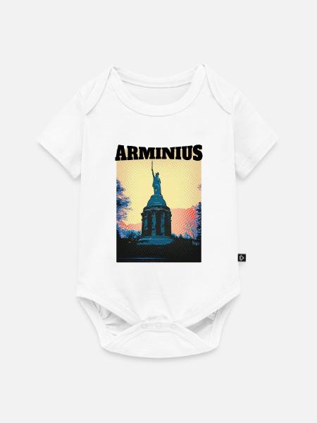 Hermann der Cherusker - Baby Premium Kurzarmbody - Weiß