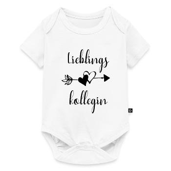 Lieblingskollegin Kollegin Team Spruch Geschenk - Baby Premium Kurzarmbody - Weiß - Vorne