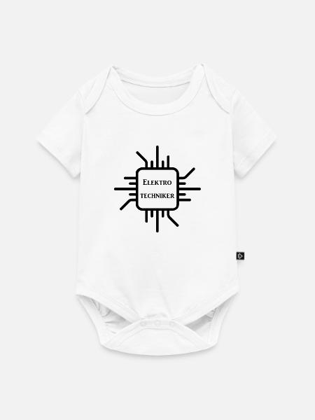 Elektrotechniker Schwarz - Baby Premium Kurzarmbody - Weiß