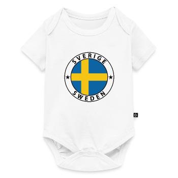 Sweden - Baby Premium short-sleeve bodysuit - white - Front