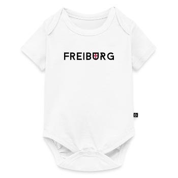 freiburg - Baby Premium Kurzarmbody - Weiß - Vorne