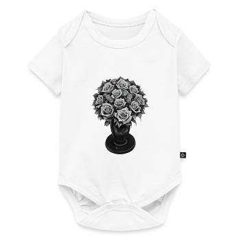 Bouquet of Roses Bouquet Bouquet Blossoms Rose - Baby Premium short-sleeve bodysuit - white - Front