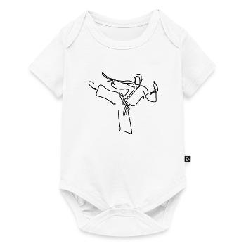 Karateka - Baby Premium short-sleeve bodysuit - white - Front