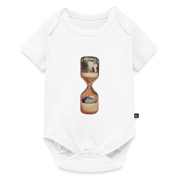 Grève pour le changement climatique Save the Planet - Body à manches courtes Premium Bébé - blanc - Devant