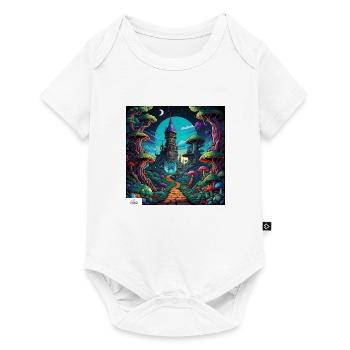 Fantasy land dreamscape - Baby Premium short-sleeve bodysuit - white - Front