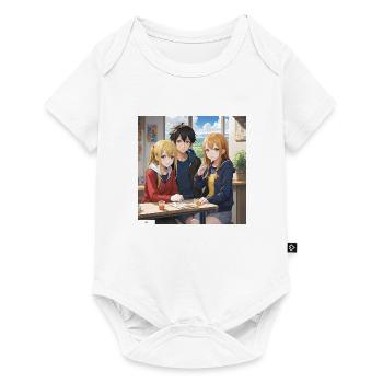 Anime Art Class Friends - Baby Premium short-sleeve bodysuit - white - Front