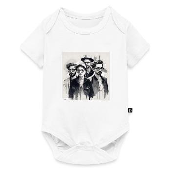 Friends Ink Portrait - Baby Premium short-sleeve bodysuit - white - Front