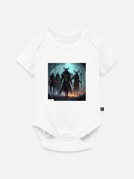 Magier & Zauberer Freunde - Baby Premium Kurzarmbody - Weiß