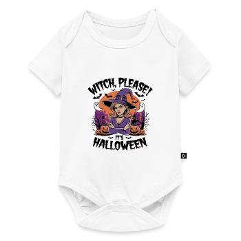 Witch Please It's Halloween für einen Halloween - Baby Premium Kurzarmbody - Weiß - Vorne