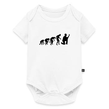 ÉVOLUTION DE LA MÉCANIQUE ! - Body à manches courtes Premium Bébé - blanc - Devant