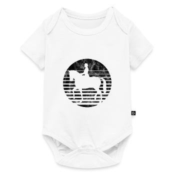 Dressage Équitation Cavaliers de dressage Équitation Équitation - Body à manches courtes Premium Bébé - blanc - Devant