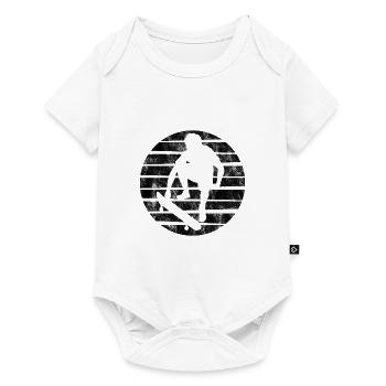 Skateboarder Skateboard Skater Skate Skateing - Baby Premium short-sleeve bodysuit - white - Front