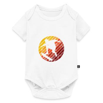 Skateboarder Skateboard Skater Skate Skateing - Baby Premium short-sleeve bodysuit - white - Front