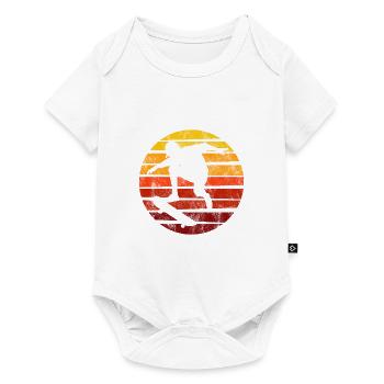 Skateboarder Skateboard Skater Skate Skateing - Body à manches courtes Premium Bébé - blanc - Devant