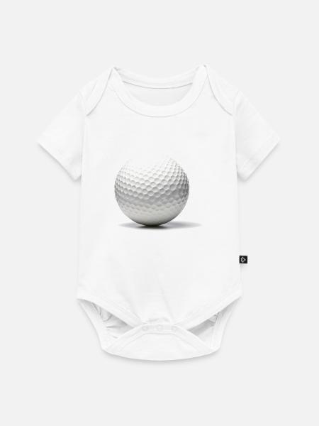 Der Golfball. - Baby Premium Kurzarmbody - Weiß