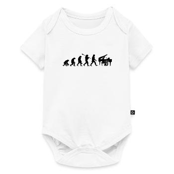Evolution Pianist - Baby Premium short-sleeve bodysuit - white - Front